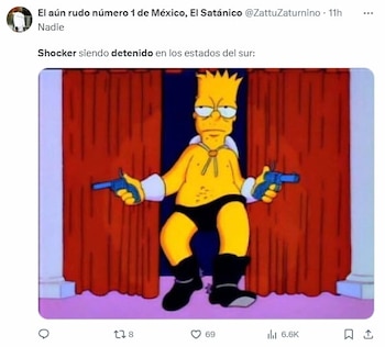 Shocker detenido - memes
Credito:X