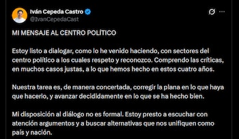Iván Cepeda - crédito @IvanCepedaCast/X