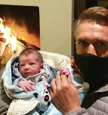 Gabriel Batistuta presentó al pequeño