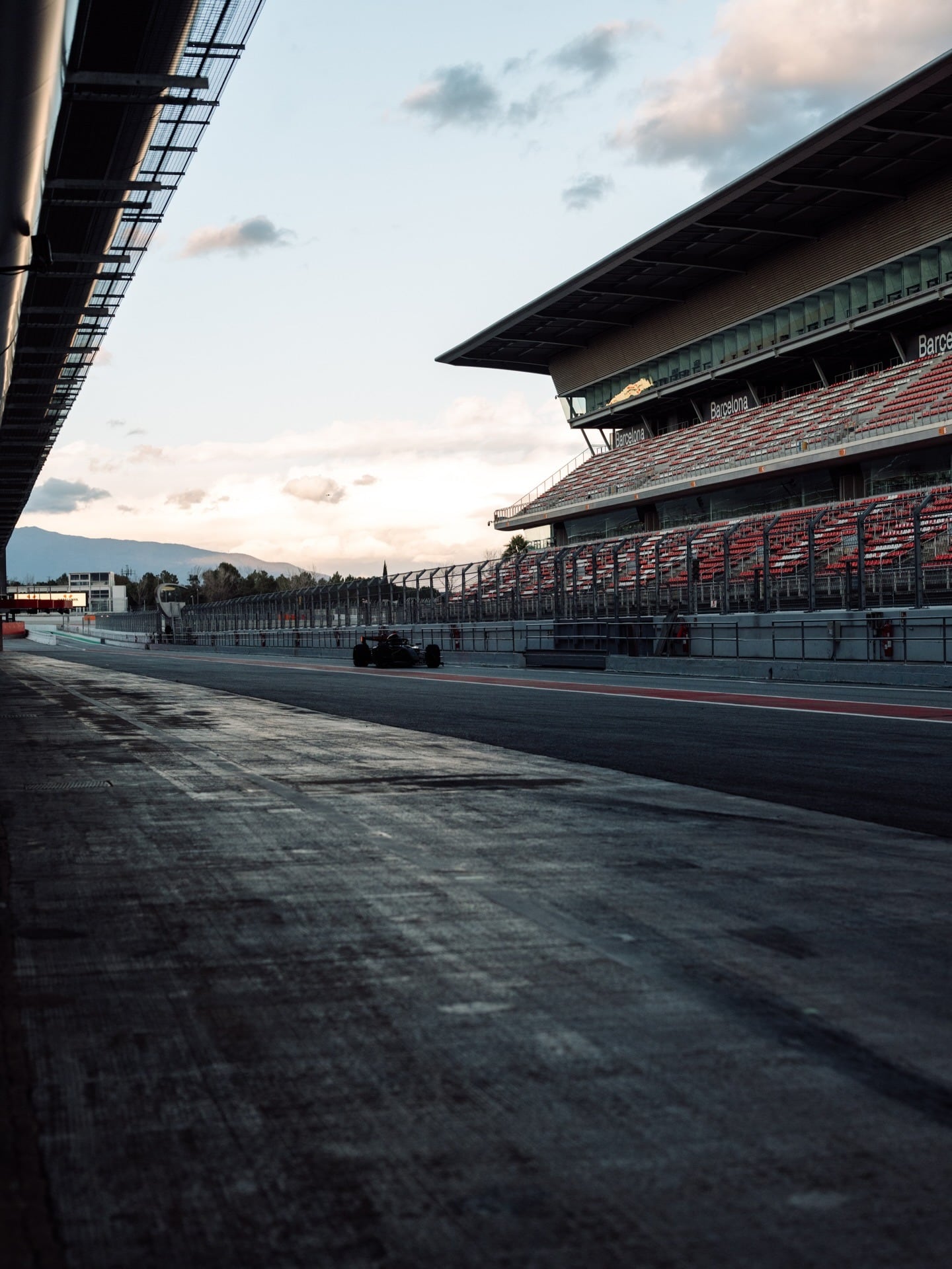 Audi publicó imágenes de la prueba, pero no mostró cómo se ve el auto para no revelar los detalles de su desarrollo (@audif1)