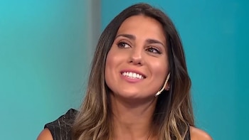 Cinthia Fernández se mostró muy