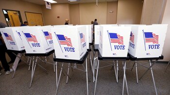 FILE PHOTO: Voting machines are shown at Hillsborough County supervisor of elections office