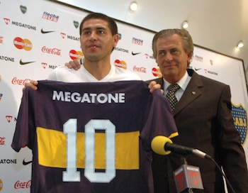 Pedro Pompilio junto a Juan