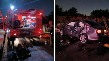 Un bombero murió atropellado en