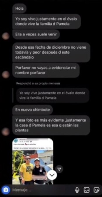 Christian Cueva y Pamela Franco