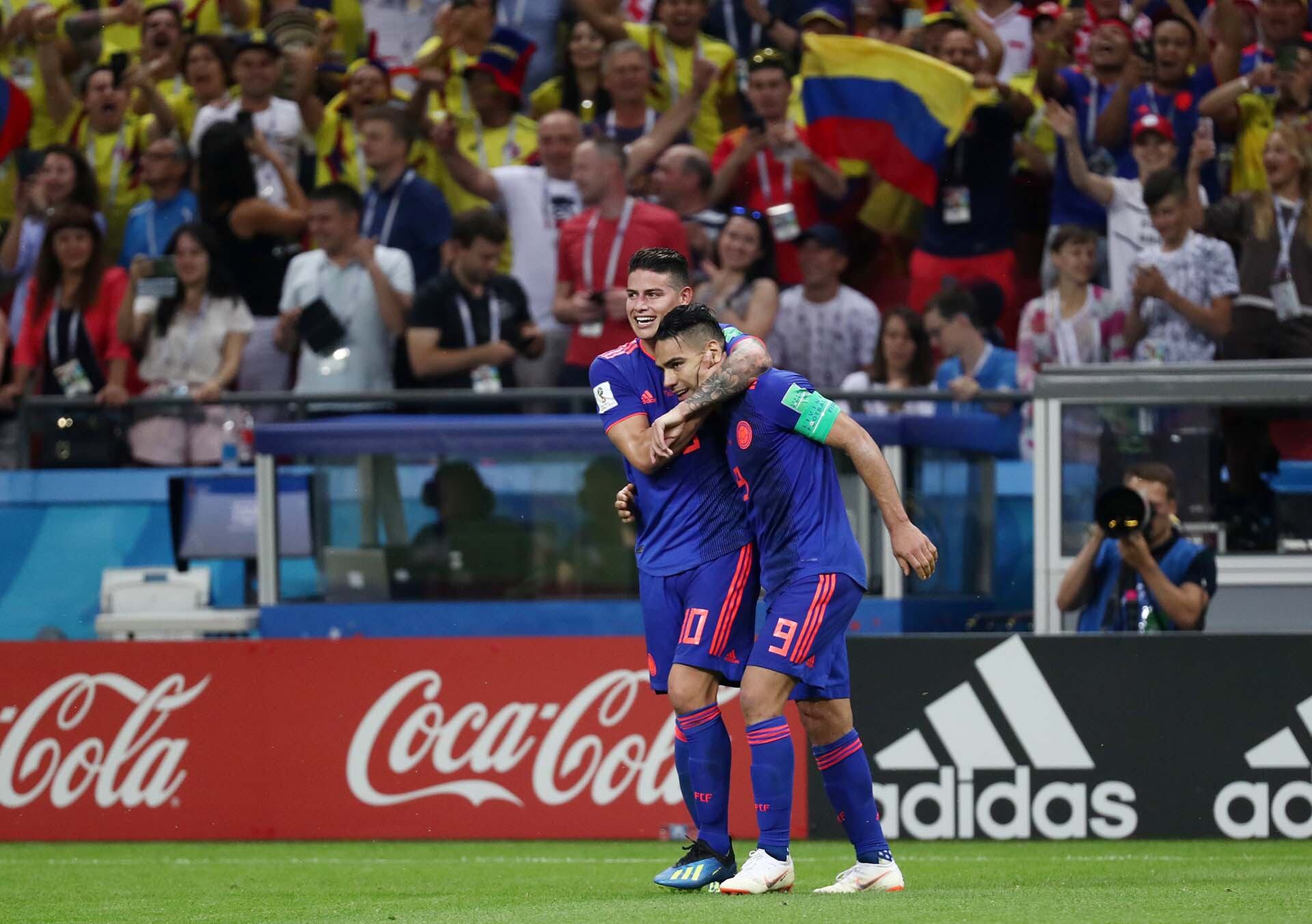 La euforia de la Tricolor se desató en la segunda fecha en el estadio de Kazán - crédito Sergio Perez / REUTERS