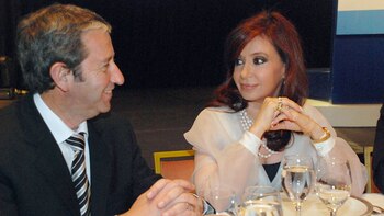 Julio Cobos y Cristina Kirchner,