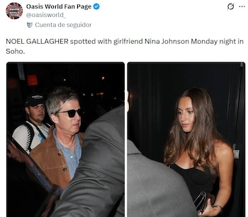 Presunta relación entre Noel Gallagher y Nina Johnson