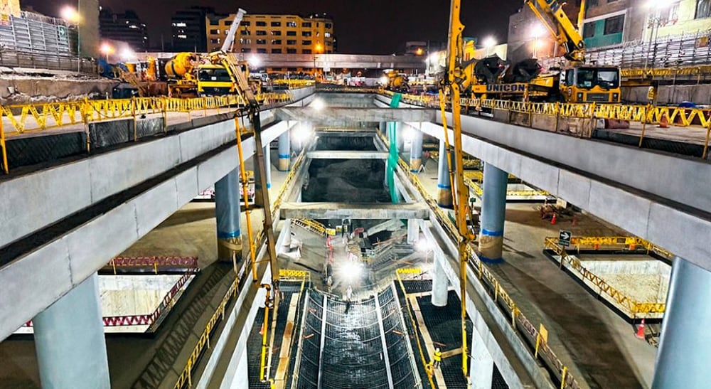 En la etapa 2, que comprende 11 estaciones entre el puerto del Callao y el parque Murillo, finalizó la excavación del túnel entre San Juan de Dios e Insurgentes. Foto: difiusión