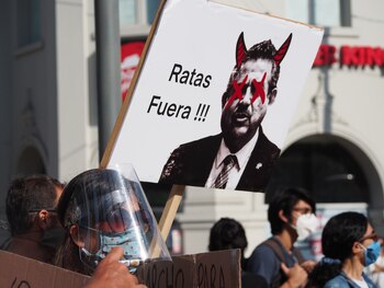 14/11/2020 Manifestaci�n celebrada en Lima en contra de la moci�n de censura contra el expresidente Mart�n Vizcarra.
POLITICA SUDAM�RICA PER� INTERNACIONAL LATINOAM�RICA
CARLOS GARCIA GRANTHON / ZUMA PRESS / CONTACTOPHOT