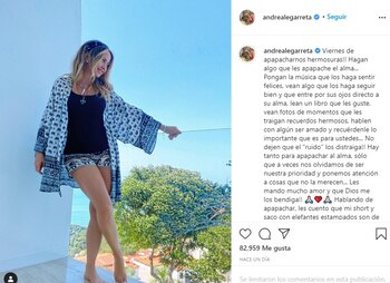 Así se dejó ver el