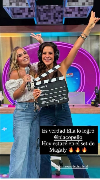 “Hoy estaré en el set de Magaly”, escribió Pozo al anunciar el encuentro a través de sus redes sociales. IG