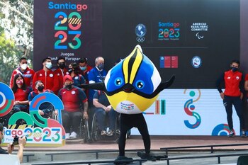Mascota Oficial de los Juegos Santiago 2023