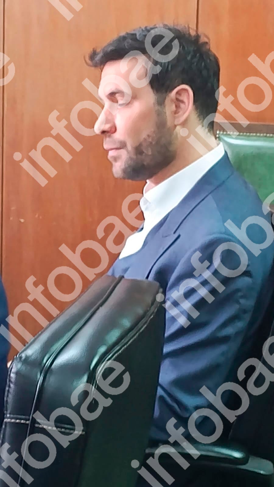 Elías Piccirrillo durante una audiencia en Comodoro Py 2002