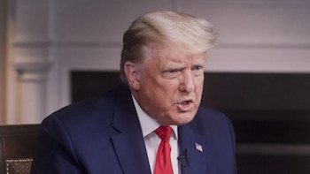 Trump señala que "todo" el armamento y personal militar de EEUU "permanecerá" en Irán y "alrededores"