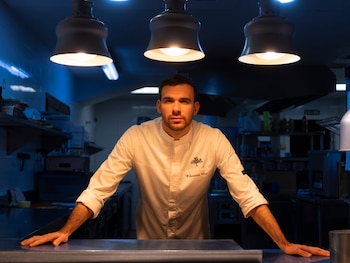 El chef de Fendo, el restaurante de Huesca que se estrena en la Guía Michelin (Web del restaurante)