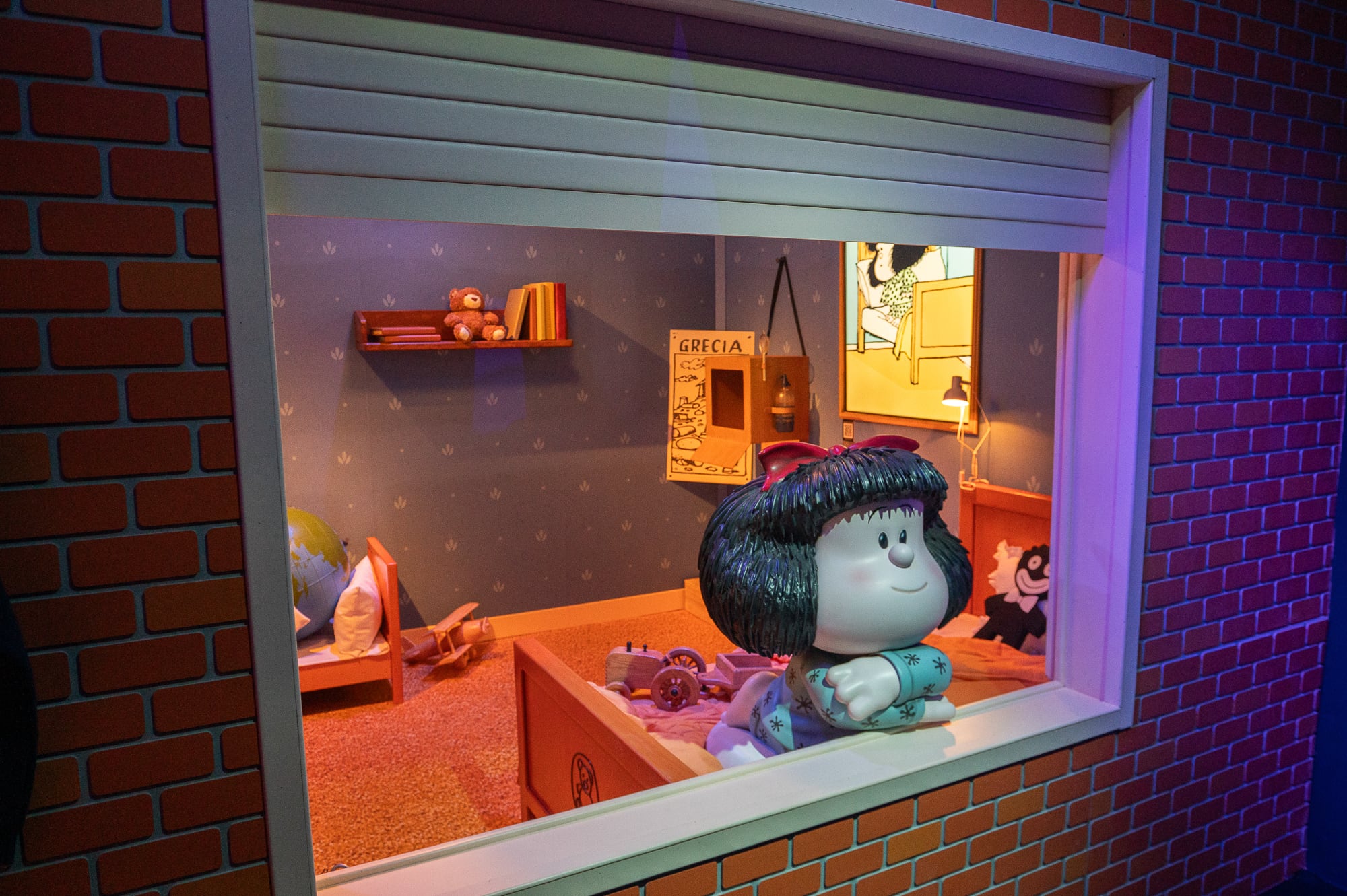 Mafalda Inmersiva es la muestra que llevó adelate Damián Krizner y en la que trabajo tres años con el apoyo de la familia de Quino (Jaime Olivos)