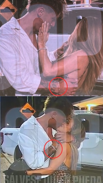 En las fotos, que se