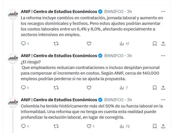 Anif advirtió que, en caso