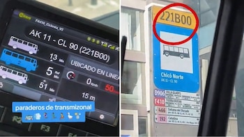 El conductor del transporte público explicó que cada ruta en Bogotá tiene paradas permitidas y asignadas por zonas A, B, C y D - crédito Captura de video