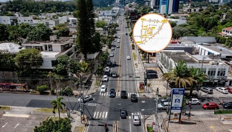 Sectores de las colonias Escalón y San Benito presentarán restricciones vehiculares entre las 5:00 a.m. y las 10:00 a.m. por el evento deportivo. (Cortesía: Secretaría de Prensa)