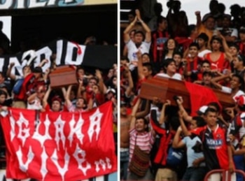 En 2011, hinchas entraron un