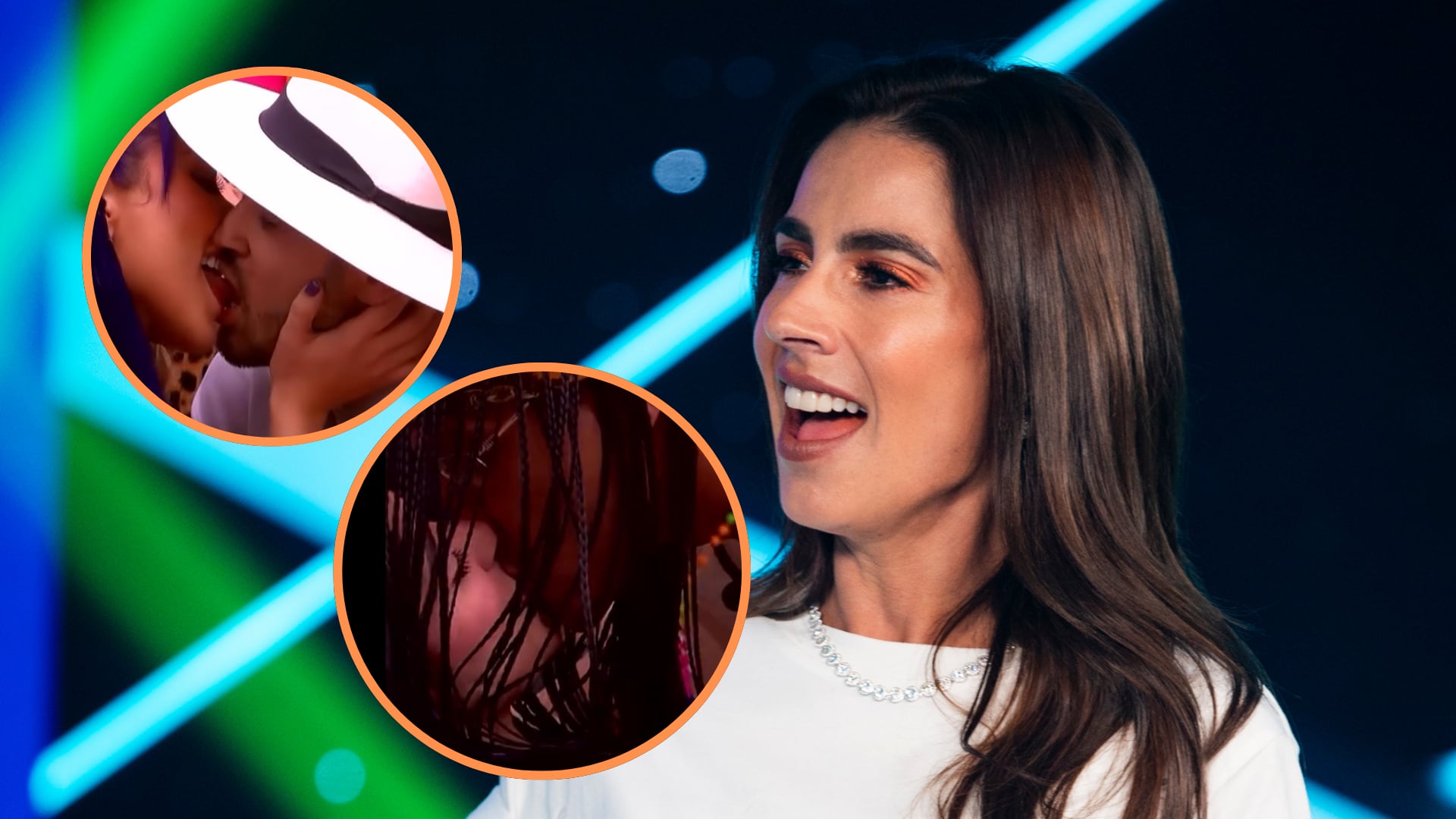 Dos besos encendieron La Casa de los Famosos: el acercamiento de Juanda y Mariana y el reto de Alexa y Tebi - crédito cortesía Canal RCN