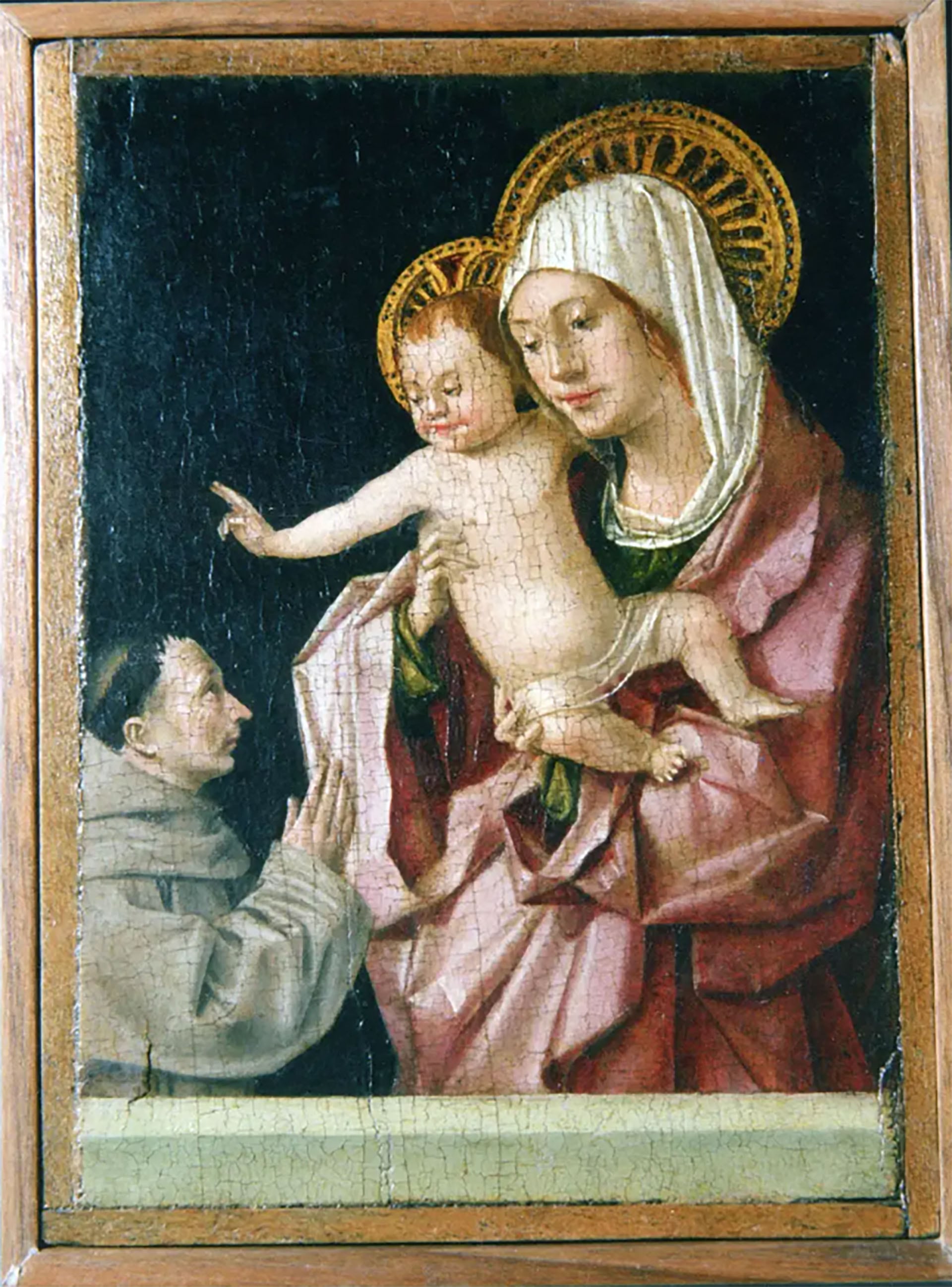 Tabla bifronte, reverso, Cristo en piedad (1465-1470)