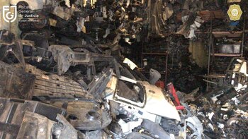 Robo de autopartes en Iztapalapa (Foto: FGJCDMX)