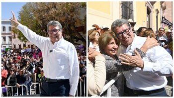 Ricardo Monreal conviviendo con habtantes