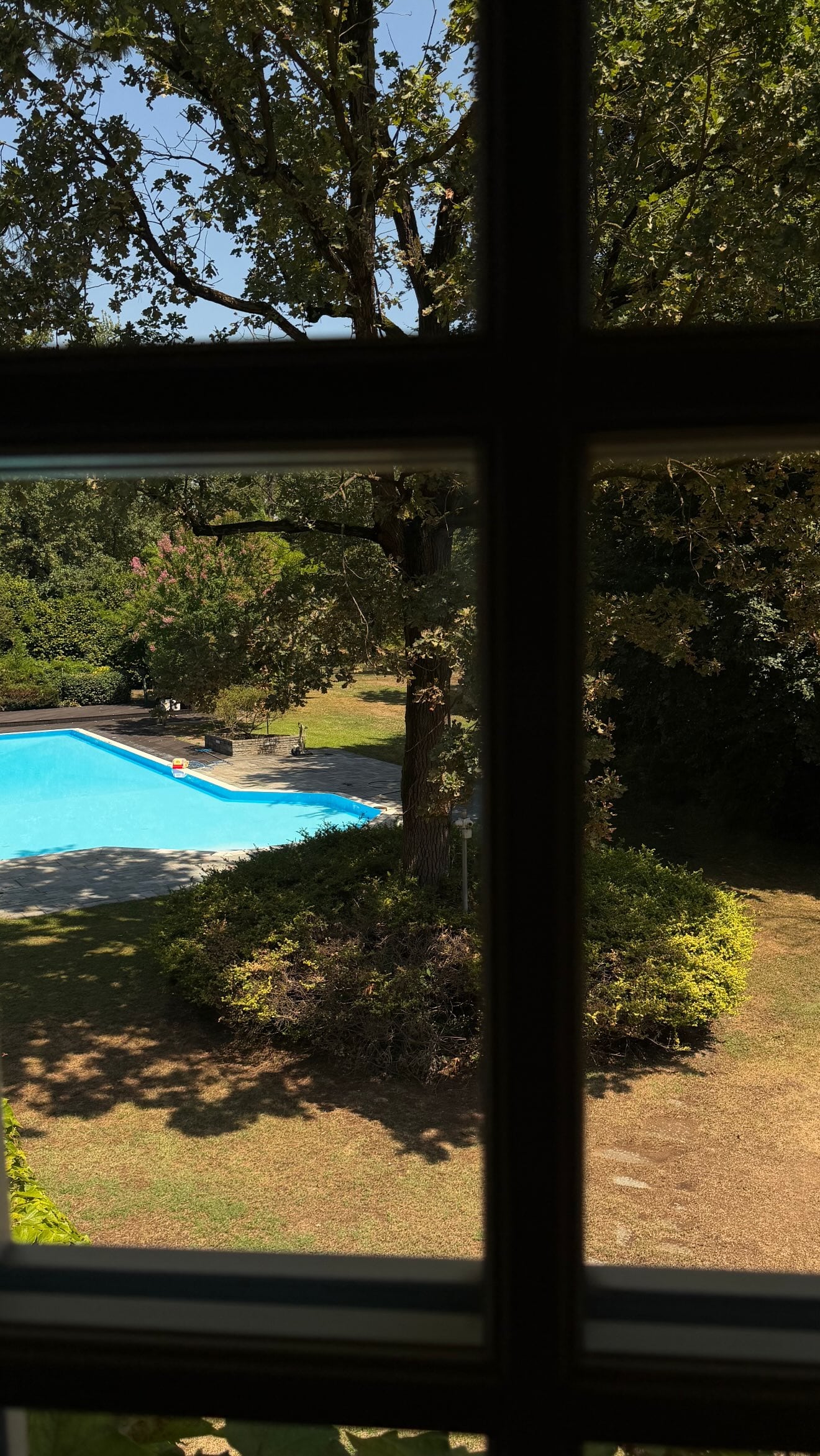 La vista desde la planta alta de la casa