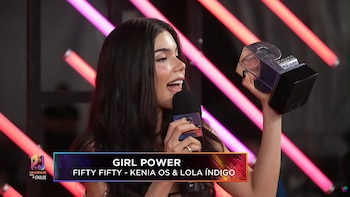 Kenia Os triunfa sobre Shakira, Karol G y Yuridia en categoría ‘Girl Power’ de los Premios Juventud 2026