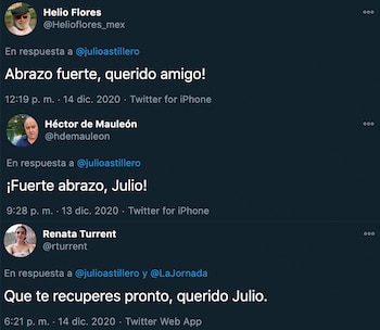 Diversas personas famosas en el