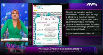 Pamela López exige a Christian