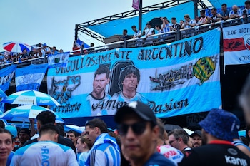 Banderazo argentino en Atlanta