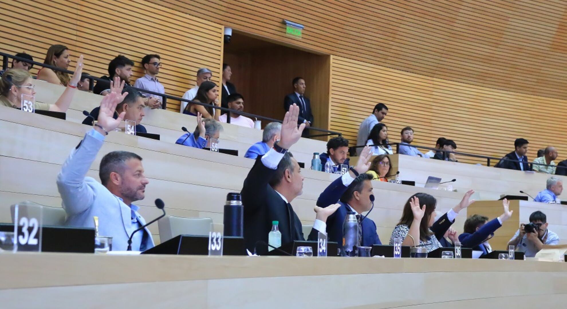 Hay dos detenidos en la causa (Fotos: Legislatura de Córdoba)