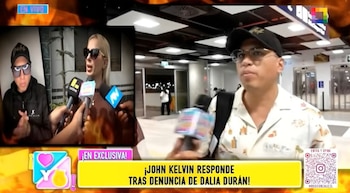 John Kelvin asegura que lo juzgan sin pruebas y descarta haber agredido a su menor hijo. Captura: Amor y Fuego.