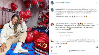 Diana Celis festeja su cumpleaños.