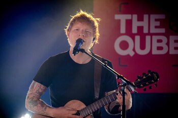 El cantante británico Ed Sheeran,