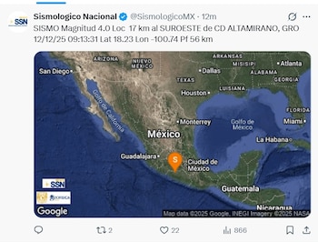 (X @SismologicoMX)