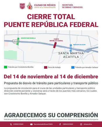 Crédito: X/@SOBSECDMX