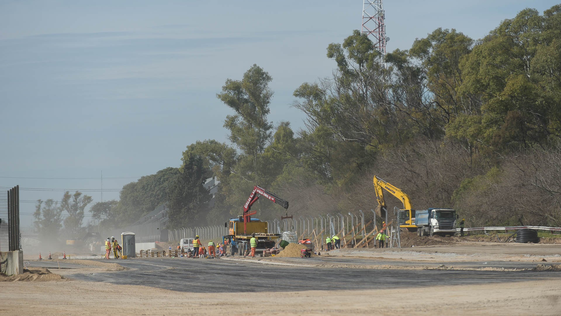 La zona de la recta opuesta. Será un sector muy rápido y más para el trazado que llegará a la horquilla larga