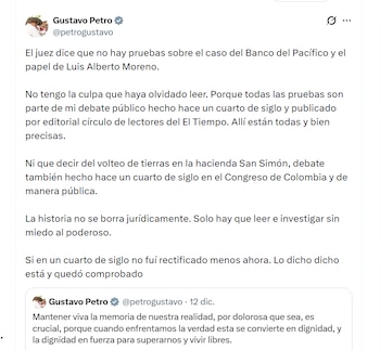 Gustavo Petro destacó que las