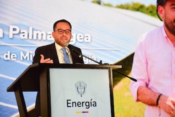 Edwin Palma Egea, ministro de Minas y Energía, dijo que la medida busca acelerar la entrada de nuevas plantas de generación que brinden confiabilidad, seguridad y resiliencia en el sistema eléctrico, además de aportar a la transición energética, y evitar el acaparamiento de puntos de conexión en el sistema - crédito Minsiterio de Minas y Energía