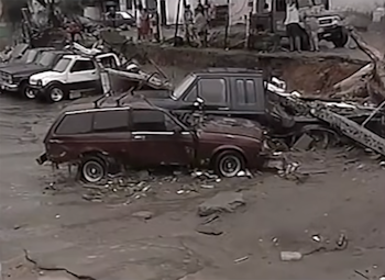 En tres días llovió lo