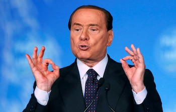 Silvio Berlusconi en una imagen