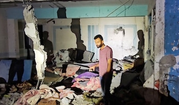 Israel bombardeó una instalación de la agencia de la ONU para los refugiados palestinos que albergaba terroristas de Hamas (REUTERS)