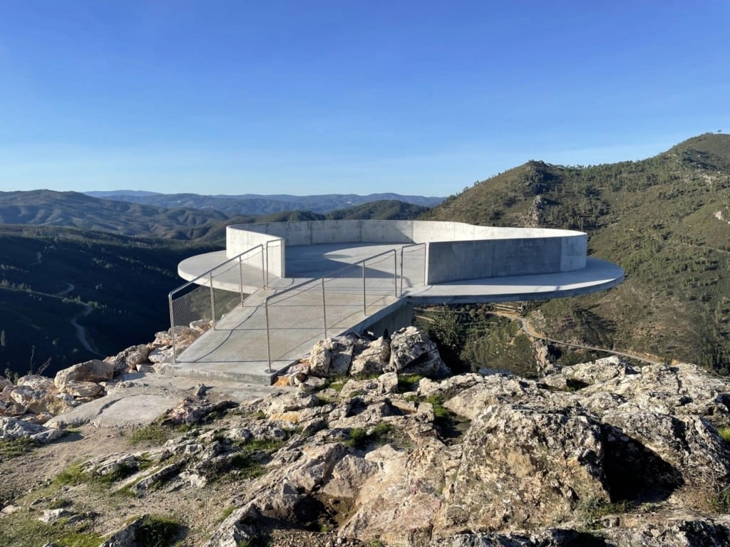 Miradouro de Zebro, en Portugal (Centro de Portugal).