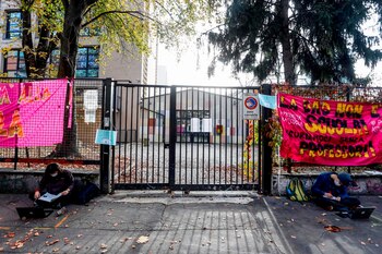 Colegio cerrado en Milán. EFE/EPA/Mourad