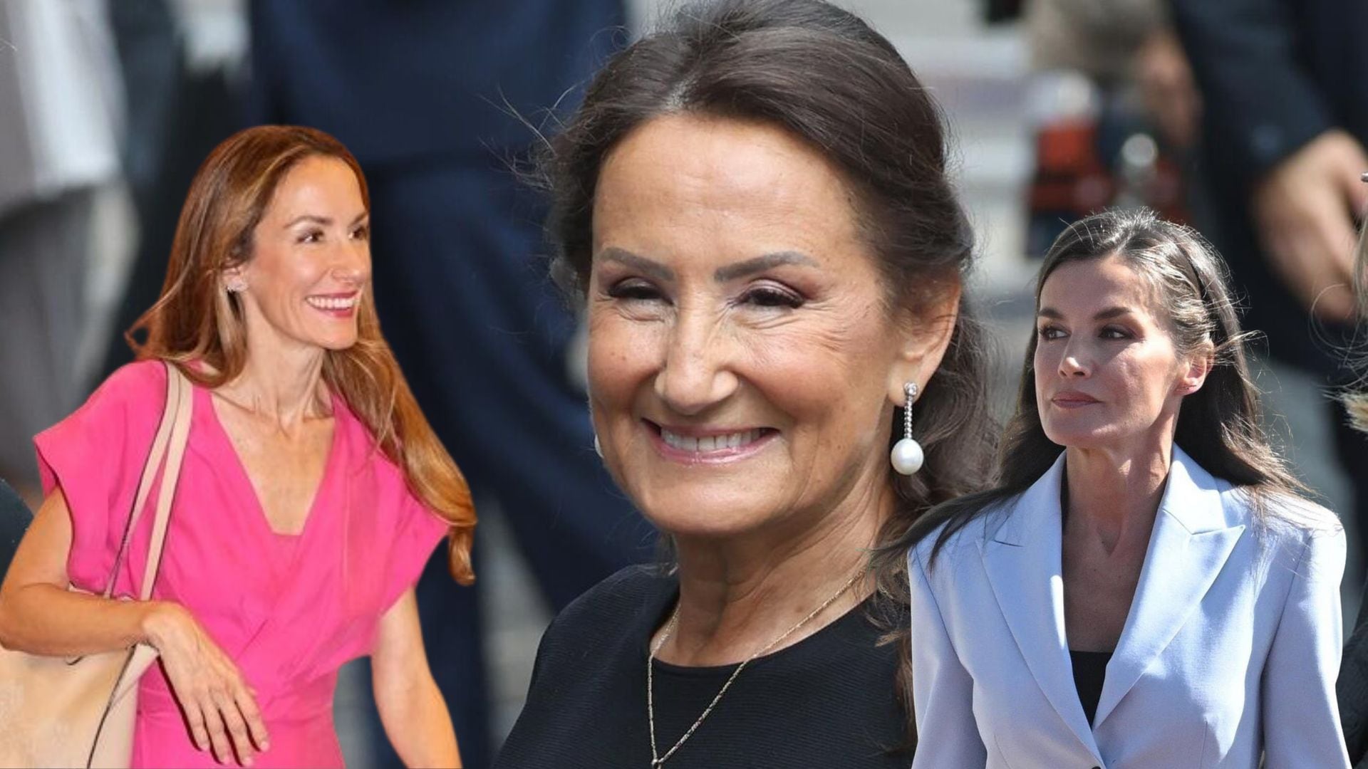 Telma Ortiz, Paloma Rocasolano y la reina Letizia (INFOBAE ESPAÑA).